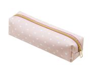 Estojo Simples Médio Rosa Coração Com Pompom - LC