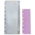 Estojo Simples PVC TRANSP. C/REGUA PP LL