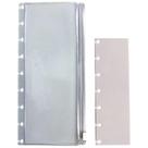 Estojo Simples PVC Transparente com Régua PP Transparente