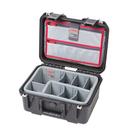 Estojo SKB iSeries 1309-6 com divisórias Think Tank preta Estojo SKB iSeries 1309-6 com divisórias Think Tank preta