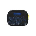 Estojo Sonic Box 100 Pens Teen Meninos 36 Elásticos Escolar Cor:Azul