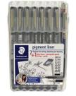 Estojo Staedtler Pigment Liner 7 Canetas + Lapiseira 0.5mm