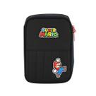 Estojo Super Mario Bros Box 100 Pens Escolar 36 Elásticos Cor:Preto