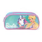 Estojo Tecido Barbie GD 1ZIPER VD - Luxcel