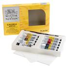 Estojo Tinta Acrílica Winsor & Newton Galeria 14 Peças