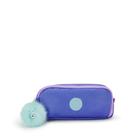 Estojo Três Zíperes Gitroy Kipling Cosmic Metallic