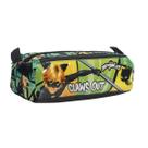 Estojo Triplo 3 Divisórias Cat Noir Menino Miraculos Ladybug Escolar Dermiwil