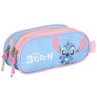 Estojo Triplo Escolar STITCH Disney Azul Luxcel Estojo Triplo Escolar STITCH Disney Azul Luxcel