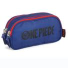 Estojo Triplo Juvenil ONE PIECE Azul Luxcel ET49806OP