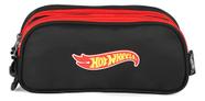 Estojo Triplo Juvenil Original Hot Wheels -