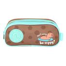 Estojo Triplo Ziper Up4you Capivara Verde Estojo Triplo Ziper Up4you Capivara Verde