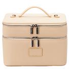 Estojo Vanity ETOILE Duo Grande Bege para Maquiagem