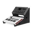 Estojos analógicos XTS de 2 camadas com suporte de mesa para amostrador/sintetizador/MIDI
