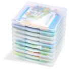 Estojos de Armazenamento para Scrapbook IRIS USA 12x12 - Pacote com 10 Unidades Transparentes