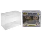 Estojos protetores Viturio Plastic Box para Funko Pop! Pacote com 2 unidades transparentes