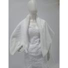 Estola De Pele Caneiro(Sherpa) Preta/ Caramelo/ Off White 1,60 X 45 Cm