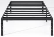 Estrado de Cama NEW JETO Solteiro Metal 190x95x36 cm Preto