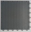 Estrado Modular Plástico Kit 22 peças na cor cinza, tamanho da peça 30x 30 x 1,4cm