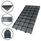 Estrado Piso Pallet Plástico Resistente 25x50 Paletes Preto Trioplast