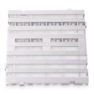 Estrado Piso Pallet Plástico Resistente 50x50 Paletes Branco