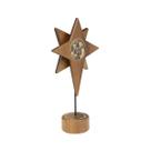 Estrela De Belém Madeira Mesa Parede Sagrada Família Natal