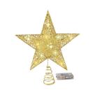 Estrela De Natal LED Com Luzes Para O Topo Da Árvore, Alimentada Por Bateria, Para Decoração De Sala