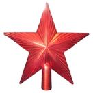 Estrela De Natal Ponteira 20cm Brilho Intenso Topo De Árvore Leve