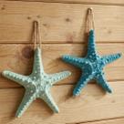 Estrela Do Mar Em Resina Enfeite Casa Praia 16cm Kit 2pçs