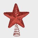 Estrela Topo Arvore 20cm Vermelho 44498-009