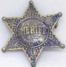 Estrela Xerife Sheriff Cowboy Velho Oeste