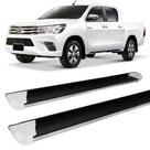 Estribo Alumínio Hilux 2016 E 2017 C/d Personalizado Branco