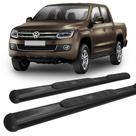 Estribo Amarok 2010 A 2019 Cabine Dupla Oblongo Oval Preto