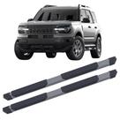 Estribo Bronco 2021 2022 2023 2024 Tubular Extreme Cinza Estribo Bronco 2021 2022 2023 2024 Tubular Extreme Cinza