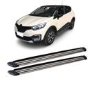 Estribo Captur 2017 a 2020 Grafite Aluminio Slim