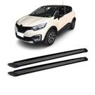 Estribo Captur 2017 a 2020 Preto Aluminio Slim