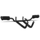 Estribo Dianteiro Cromo Forte Tubo Completo C/ Adaptação Titan 125/150 1995/08 / Fan 125 2005/08