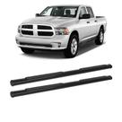 Estribo Dodge RAM 2019 2020 2021 Cabine Dupla Preto Oblongo