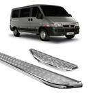 Estribo Ducato Teto Baixo Par Chapa Cromado Estribo Ducato Teto Baixo Par Chapa Cromado