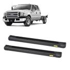 Estribo F4000 1999 2000 2001 2002 2003 Preto Cabine Dupla