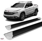 Estribo Fiat Toro Personalizado Alumínio Branco