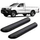 Estribo Hilux 2006 A 2012 2013 2014 2015 Cab Simples Preto