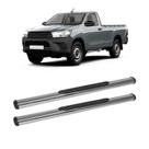 Estribo Hilux 2016 2017 2018 Cabine Simples Cromado Oblongo