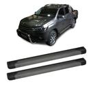 Estribo Hilux 2016 2017 a 2020 Cabine Dupla Grafite Aluminio