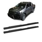 Estribo Hilux 2016 a 2020 Cabine Dupla Preto Oblongo