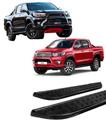 Estribo Hilux 2016 A 2020 Chapa De Aço Preto C/d