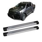 Estribo Hilux 2016 em diante Cabine Dupla Cromado Aluminio
