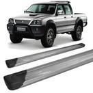 Estribo L-200 Sport/out Plataforma De Alumínio Prata C/dupla