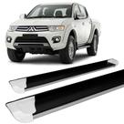Estribo L-200 Triton 2008 a 2016 Personalizado Branco Estribo L-200 Triton 2008 a 2016 Personalizado Branco
