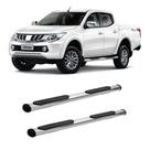 Estribo L200 Triton Sport 2017 2018 2019 2020 Cromo Oblongo