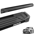 Estribo Lateral Amarok 2010 a 2021 Cabine Simples Aluminio Preto A3 Estribo Lateral Amarok 2010 a 2021 Cabine Simples Aluminio Preto A3